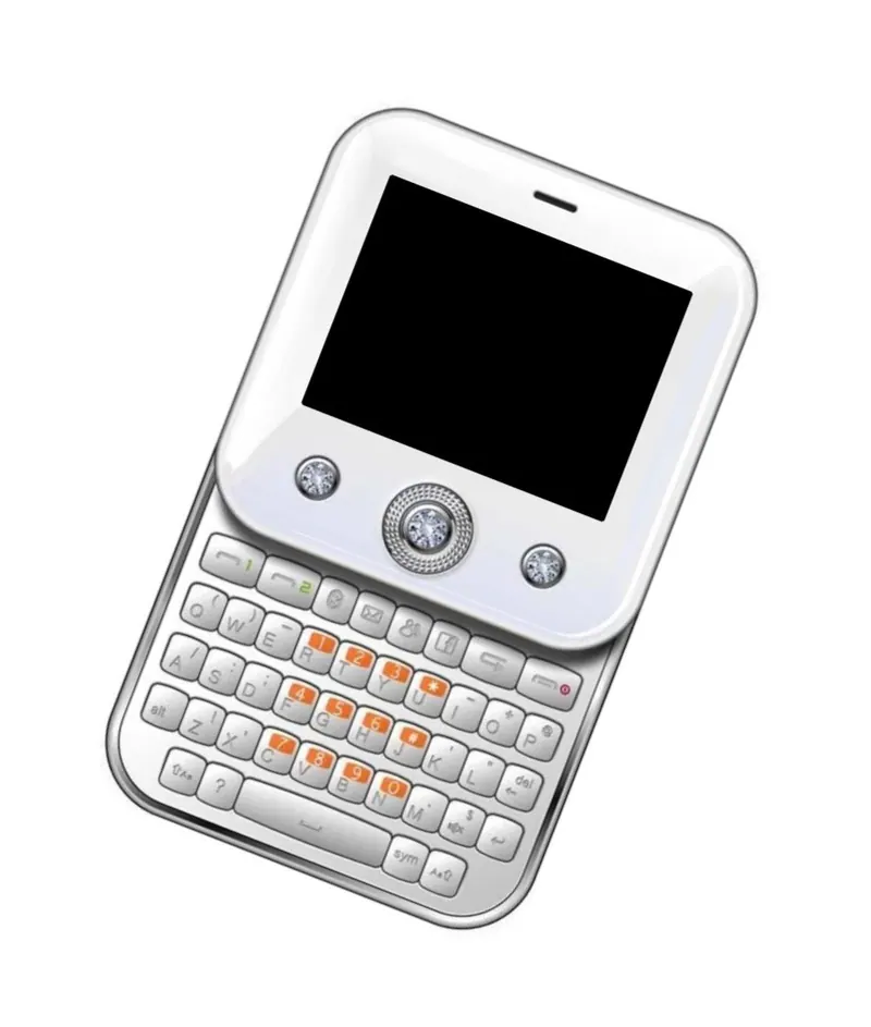 Volume Side Button Outer for Micromax Q55 Bling Black - Plastic Key — image 1