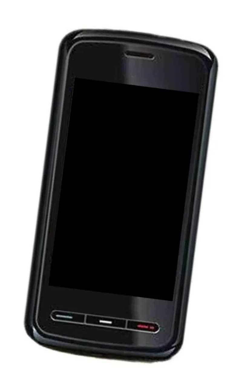LCD Frame Middle Chassis for Micromax W900 - Black — image 1