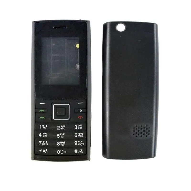 Full Body Housing for Micromax X101 - Red & Black — image 1