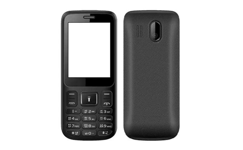 Full Body Housing for Micromax X267 - Black — image 1