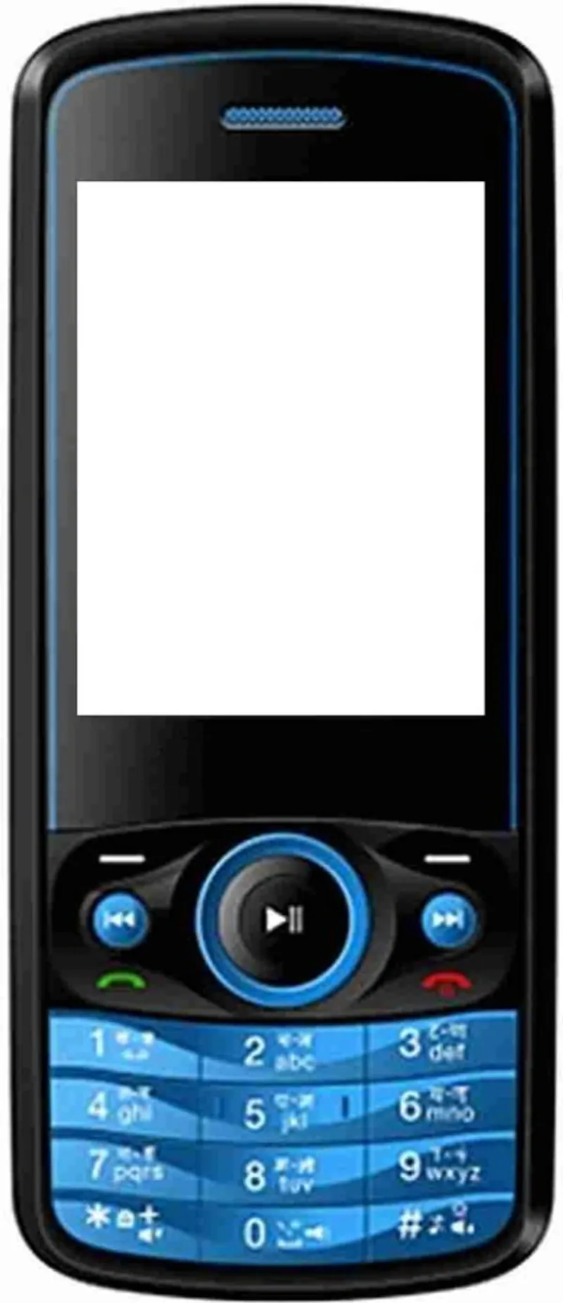 Full Body Housing for Micromax X271 - Blue — image 1