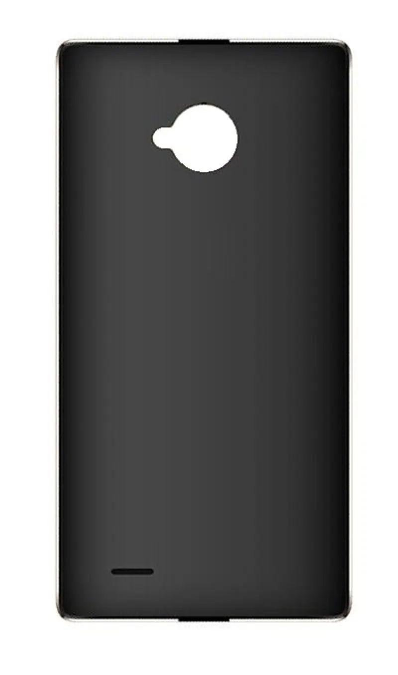 Back Panel Cover for Micromax Canvas Amaze 4G Q491 - Black — image 1