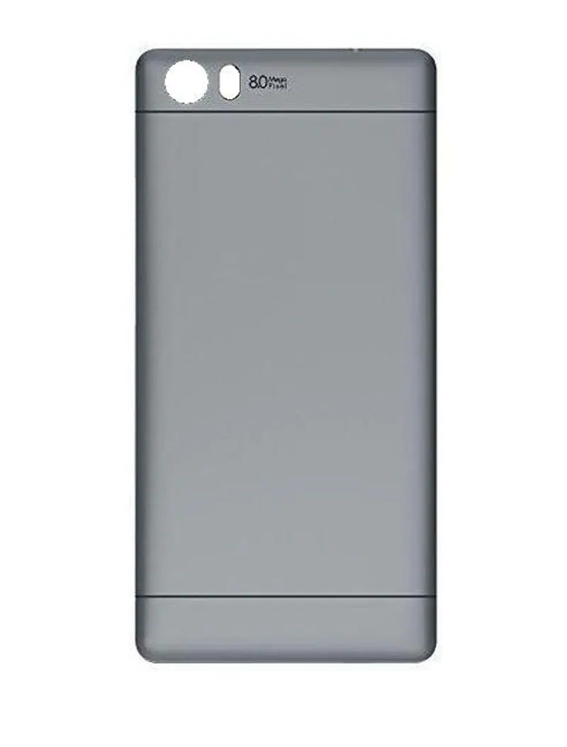Back Panel Cover for Micromax Canvas Fire 4G Plus Q412 - Grey — image 1