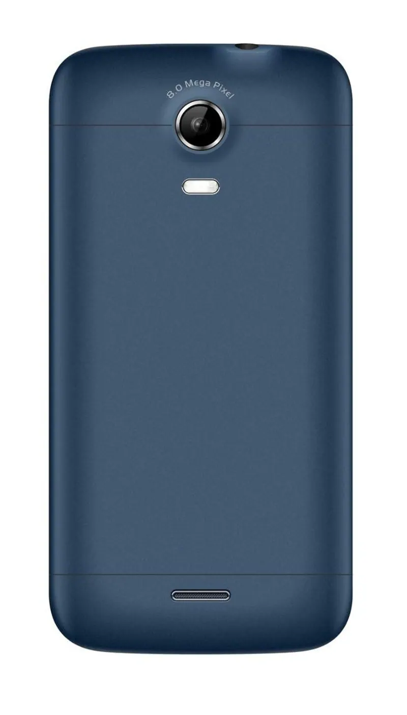 Full Body Housing for Micromax Canvas Turbo Mini a200 - Blue — image 1