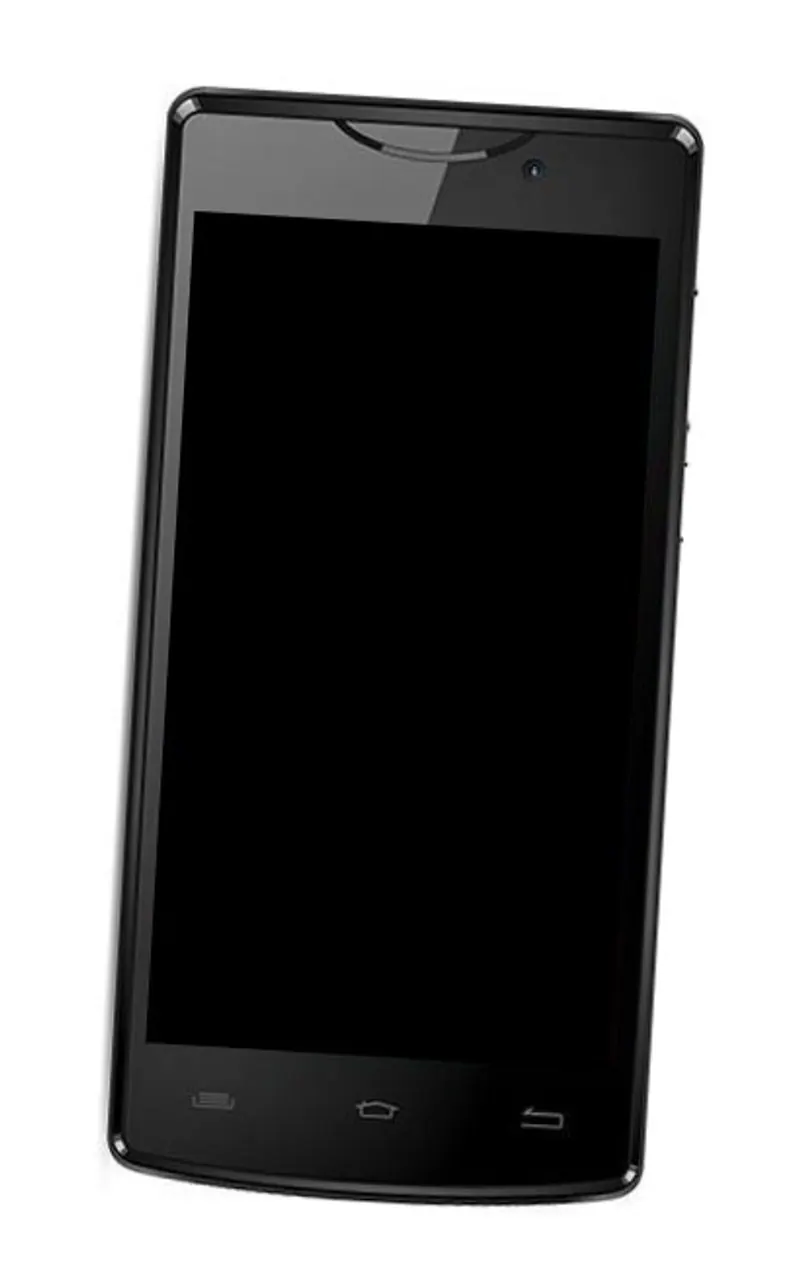 LCD Frame Middle Chassis for Micromax Bolt D320 - Black — image 1