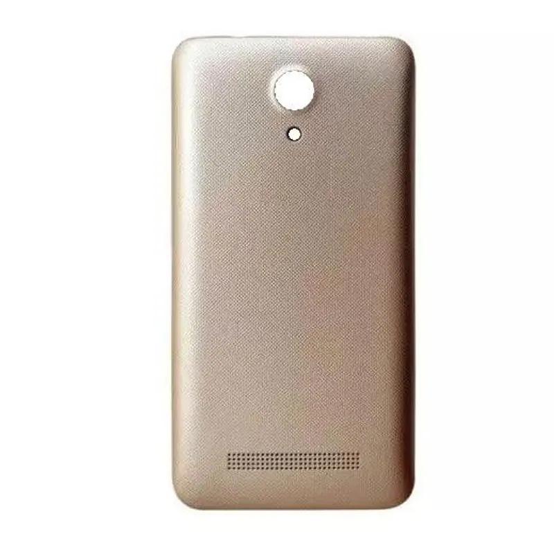 Back Panel Cover for Micromax Bharat Go - Gold — image 1