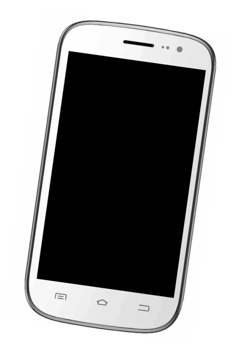 LCD Frame Middle Chassis for Celkon A107 Plus - Black — image 1