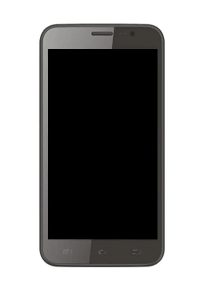 LCD Frame Middle Chassis for Celkon A500 - Black — image 1