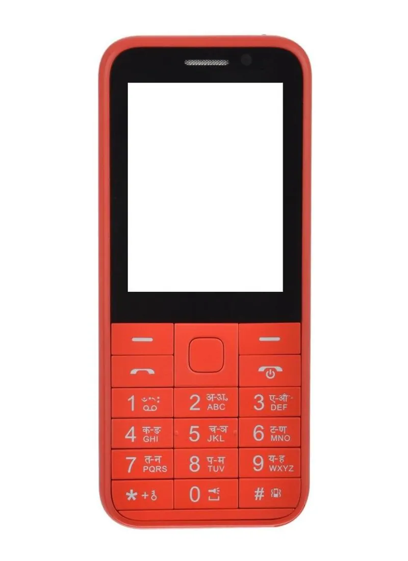 Full Body Housing for Celkon C225 Star - Red — image 1