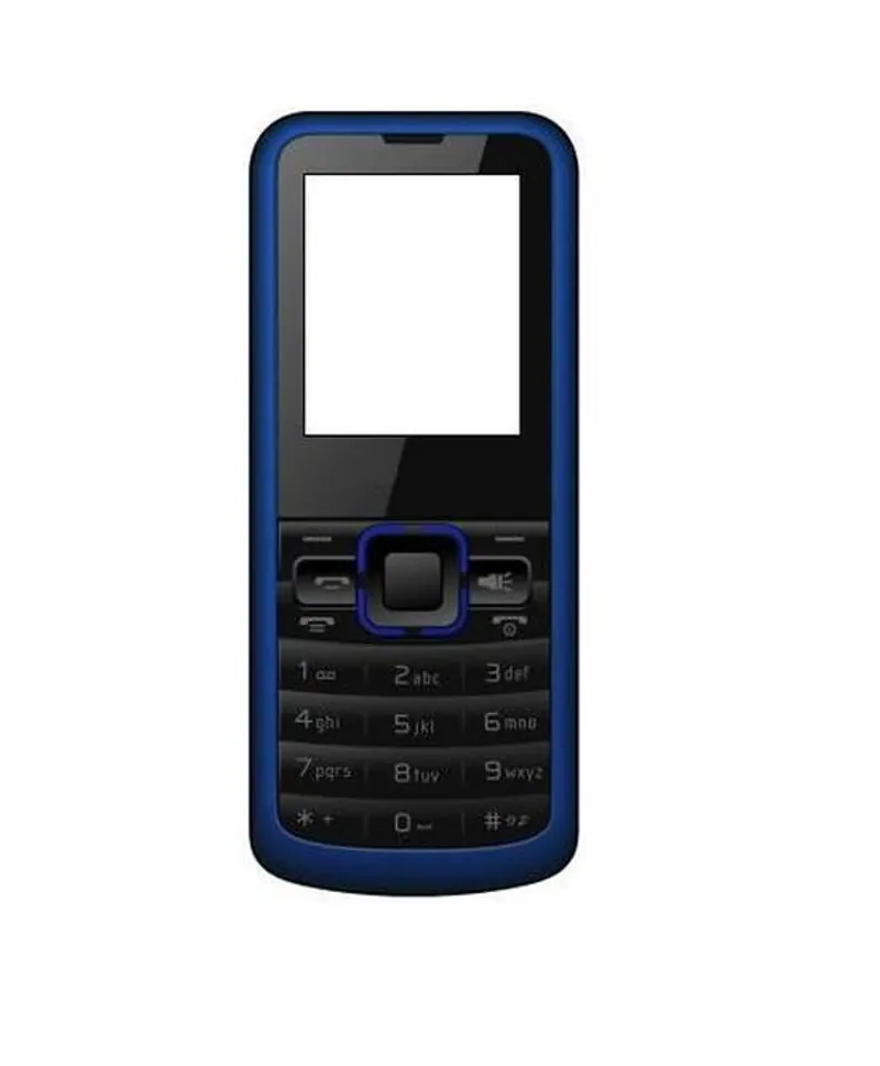 Full Body Housing for Celkon C347 - Black & Red — image 1