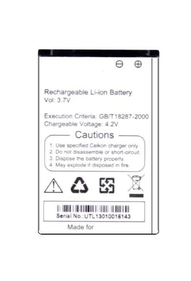Battery for Celkon C66 Plus — image 1