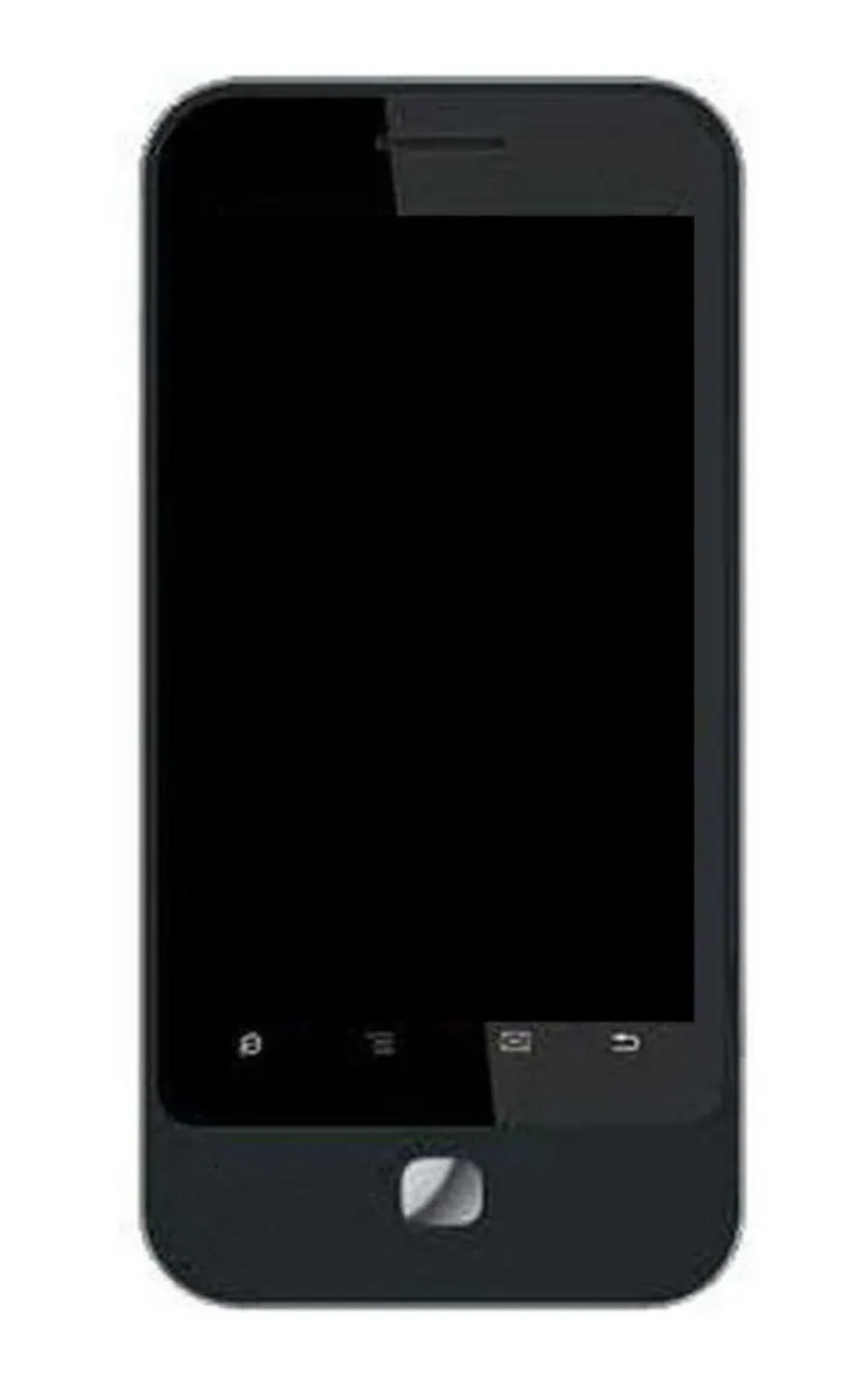 LCD Frame Middle Chassis for Celkon C88 - Black — image 1