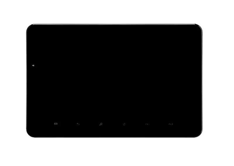 LCD Frame Middle Chassis for Celkon CT 9 - Black — image 1