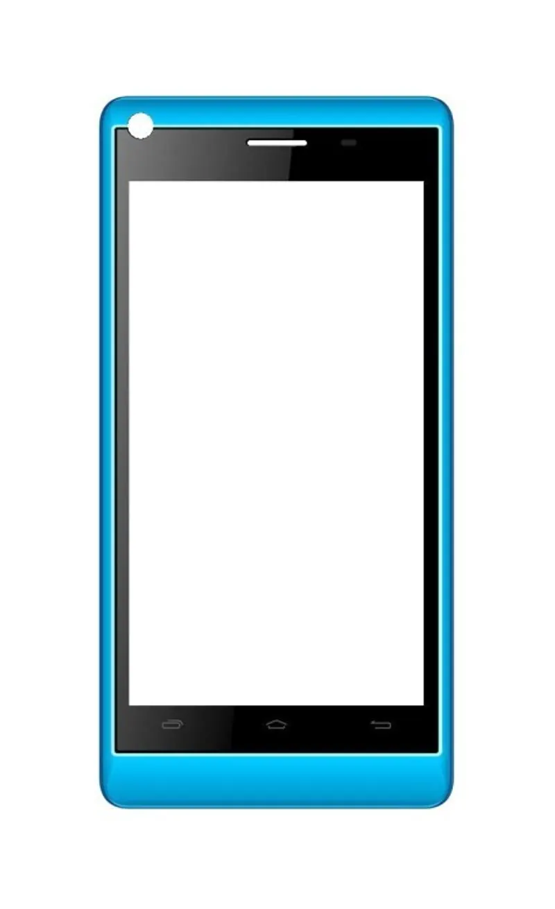 Front Glass for Celkon Q455 - Blue — image 1