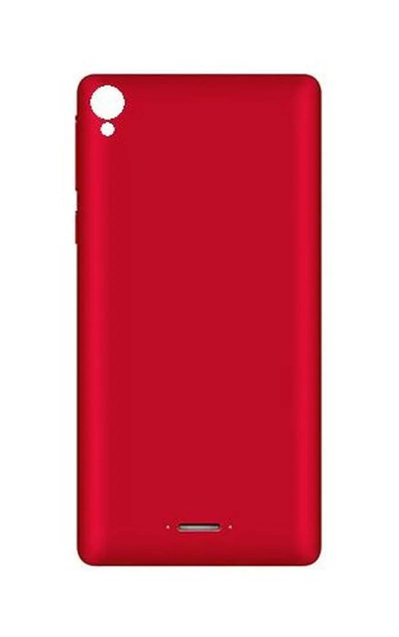 Back Panel Cover for Celkon Q455L - Red — image 1