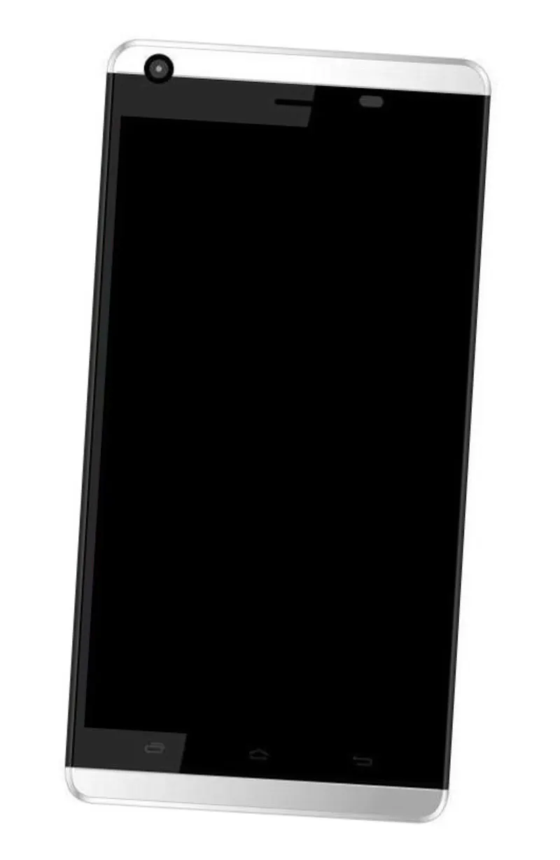 LCD Frame Middle Chassis for Celkon Q500 Millennium Ultra - Black — image 1