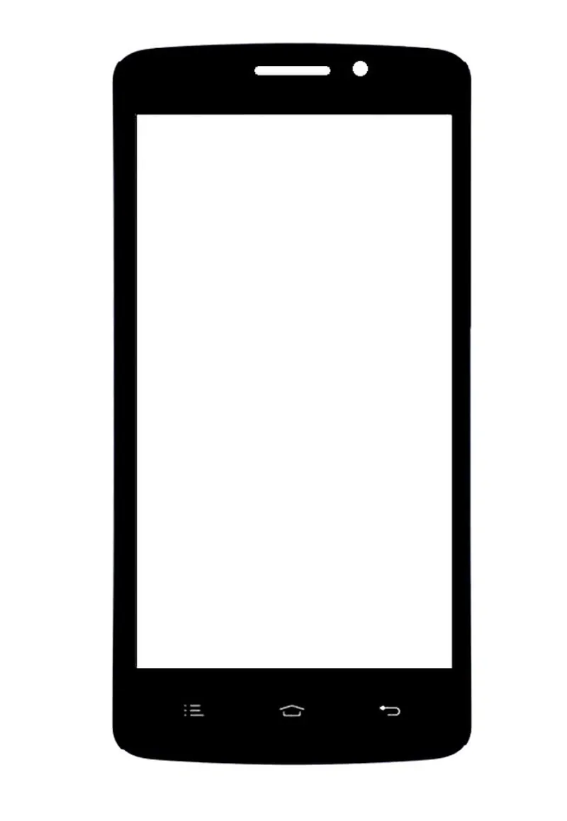 Front Glass for Celkon Q5K Power - Blue — image 1