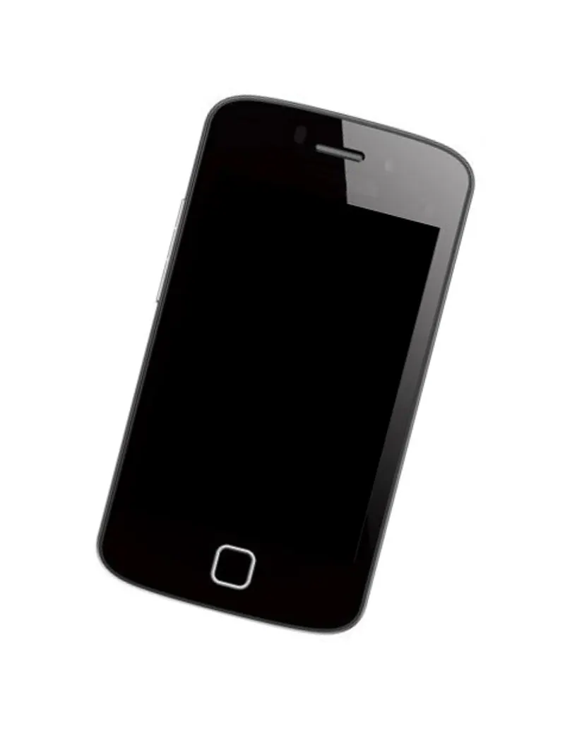 LCD Frame Middle Chassis for Celkon i4 - Black — image 1