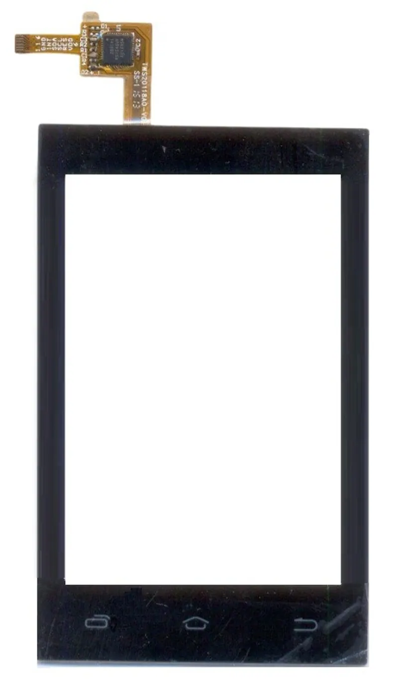 Touch Screen Digitizer for Lava 3G 415 - Grey — image 1