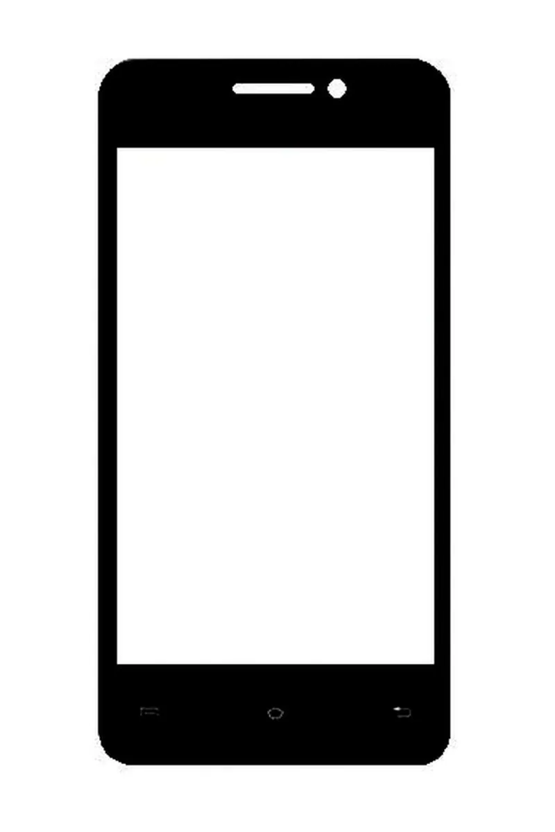 Front Glass for Lava A32 - Black — image 1