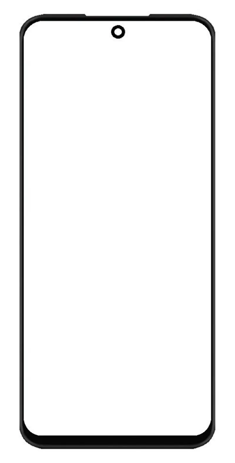 Front Glass for Lava Bold 5G - Blue — image 1