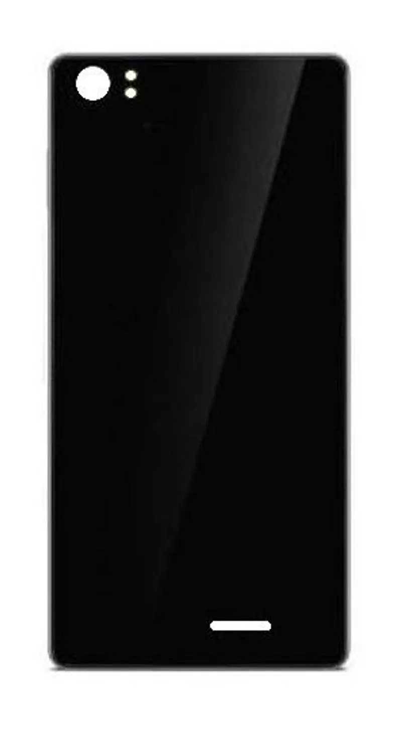 Back Panel Cover for Lava Icon - Black — image 1