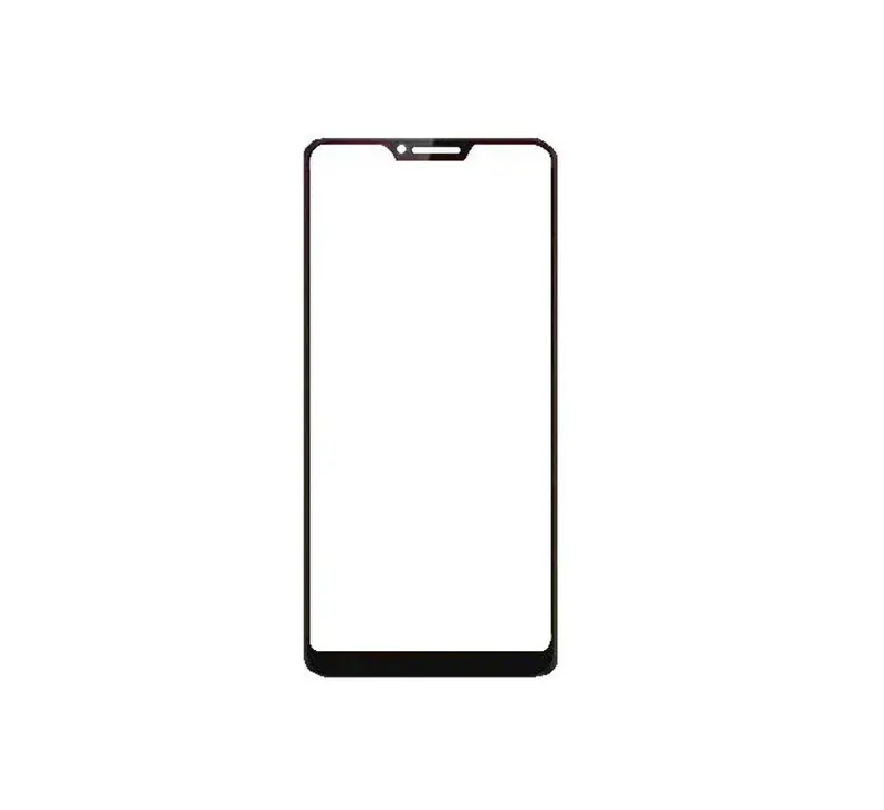 Front Glass for Lava Z92 - Black — image 1