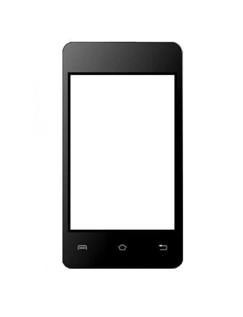 Front Glass for Lava Iris 350m - Black — image 1