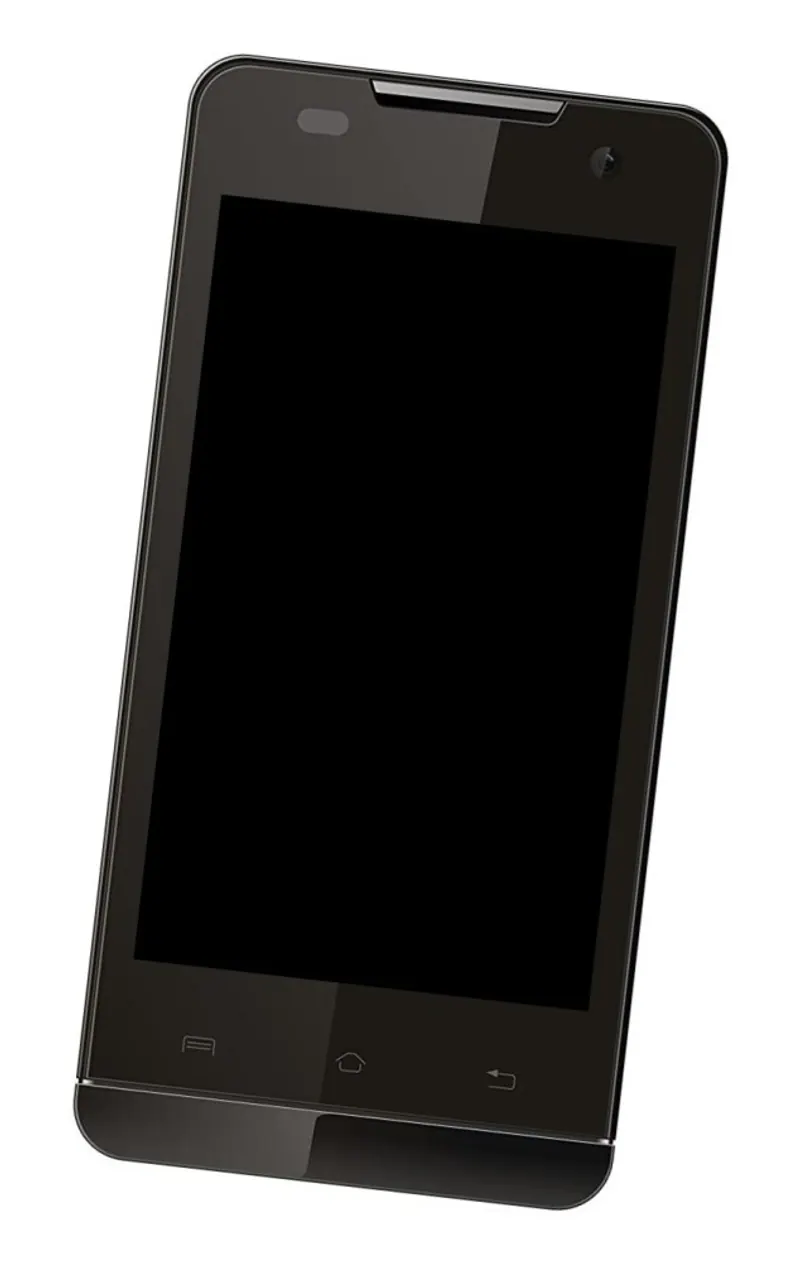 LCD Frame Middle Chassis for Lava Iris 400Q - Black — image 1