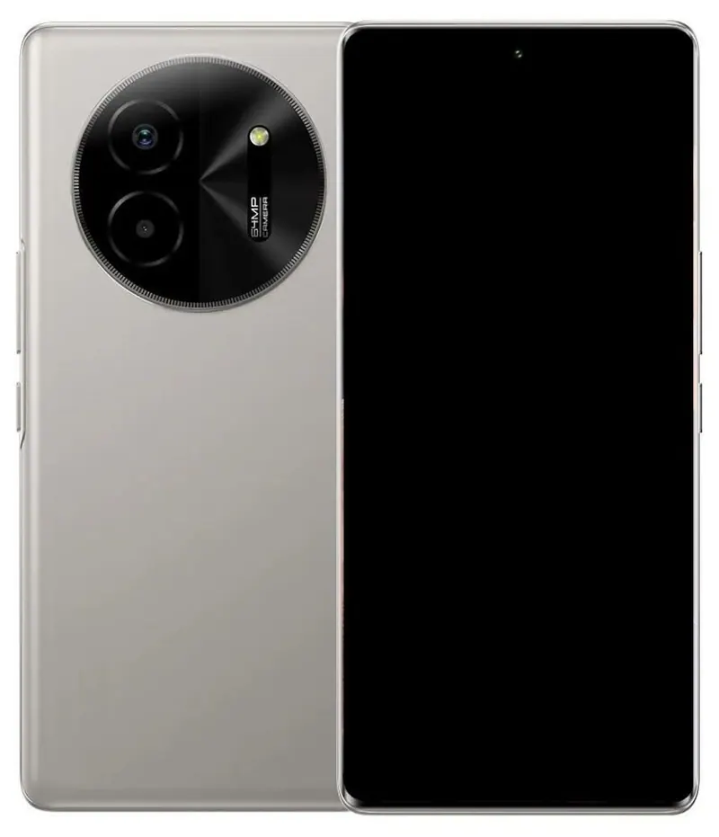 Back Panel Cover for Lava Blaze X 5G - Grey — image 1