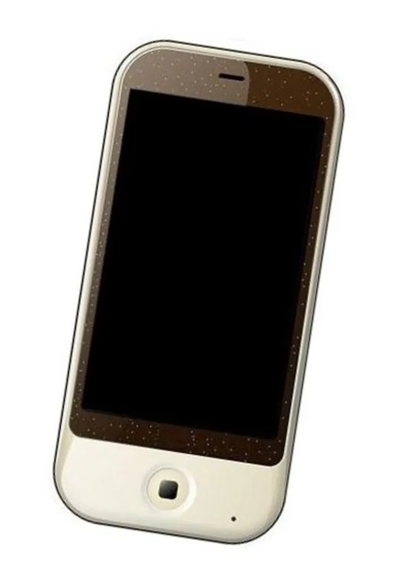 LCD Frame Middle Chassis for Spice M6700 Cappuccino - Black — image 1