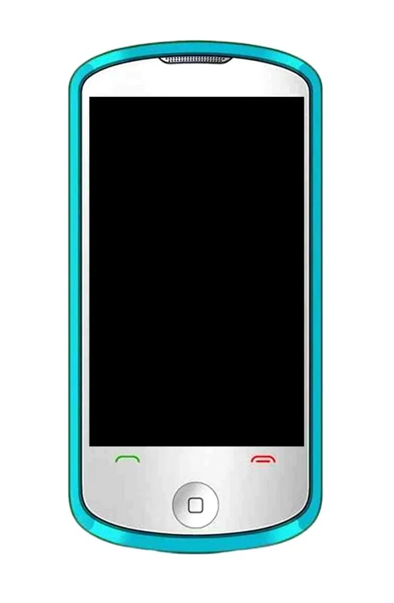 LCD Frame Middle Chassis for Spice M-6800 FLO - Blue — image 1