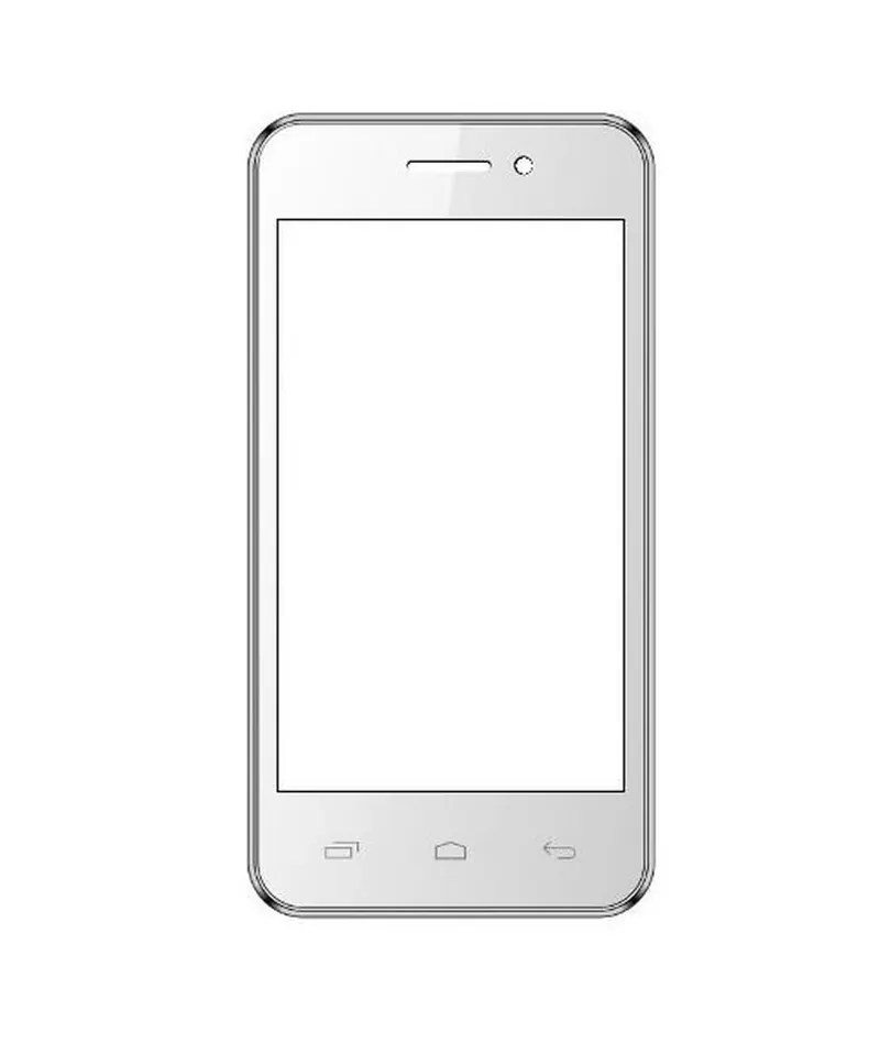 Front Glass for Spice Mi-422 Smartflo Pace - Black — image 1