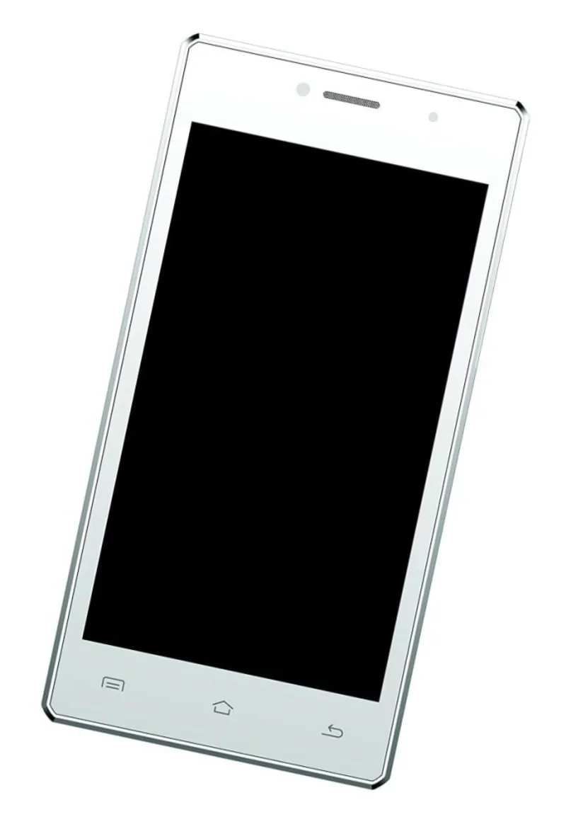 LCD Frame Middle Chassis for Spice Mi-451 Smartflo Poise - Black — image 1