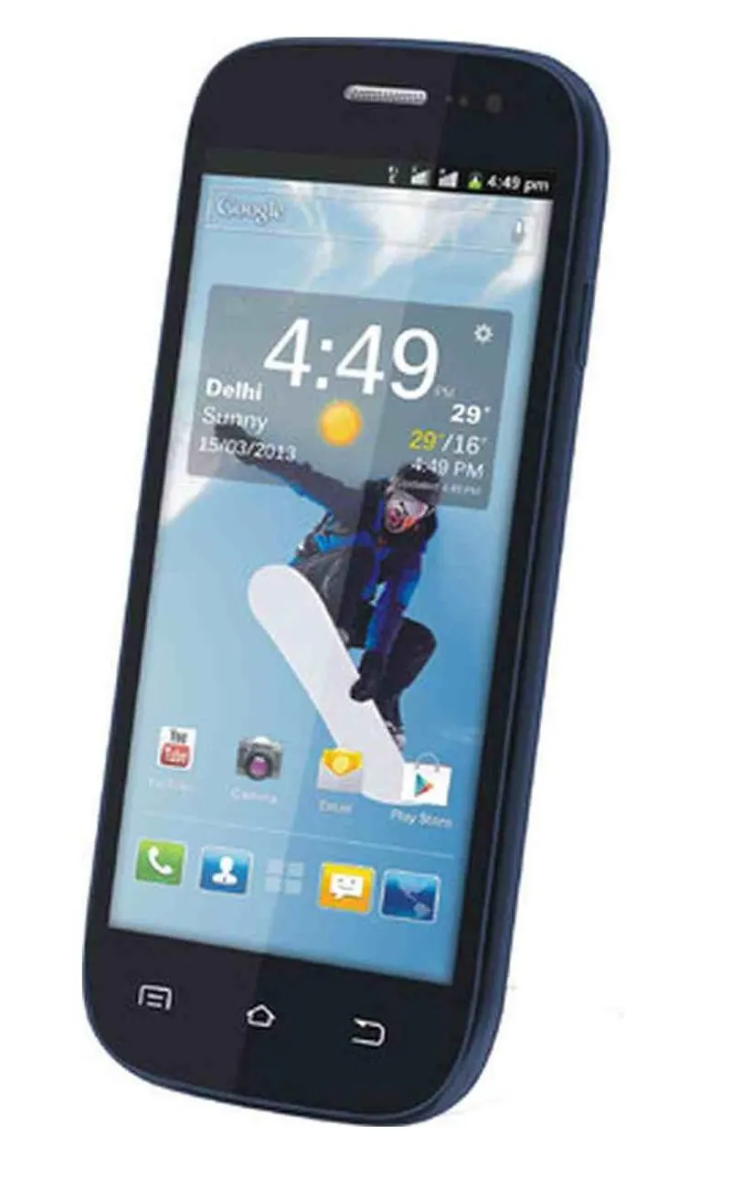 Full Body Housing for Spice Mi-502n Smart FLO Pace3 - Blue — image 1