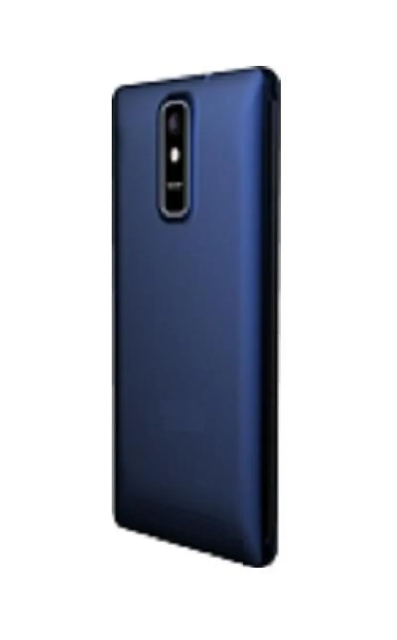 Back Panel Cover for Spice Smart Flo 508 - Mi-508 - Blue — image 1