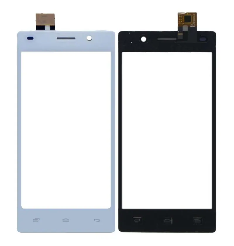 Touch Screen Digitizer for Intex Aqua Power Plus - Silver — image 1