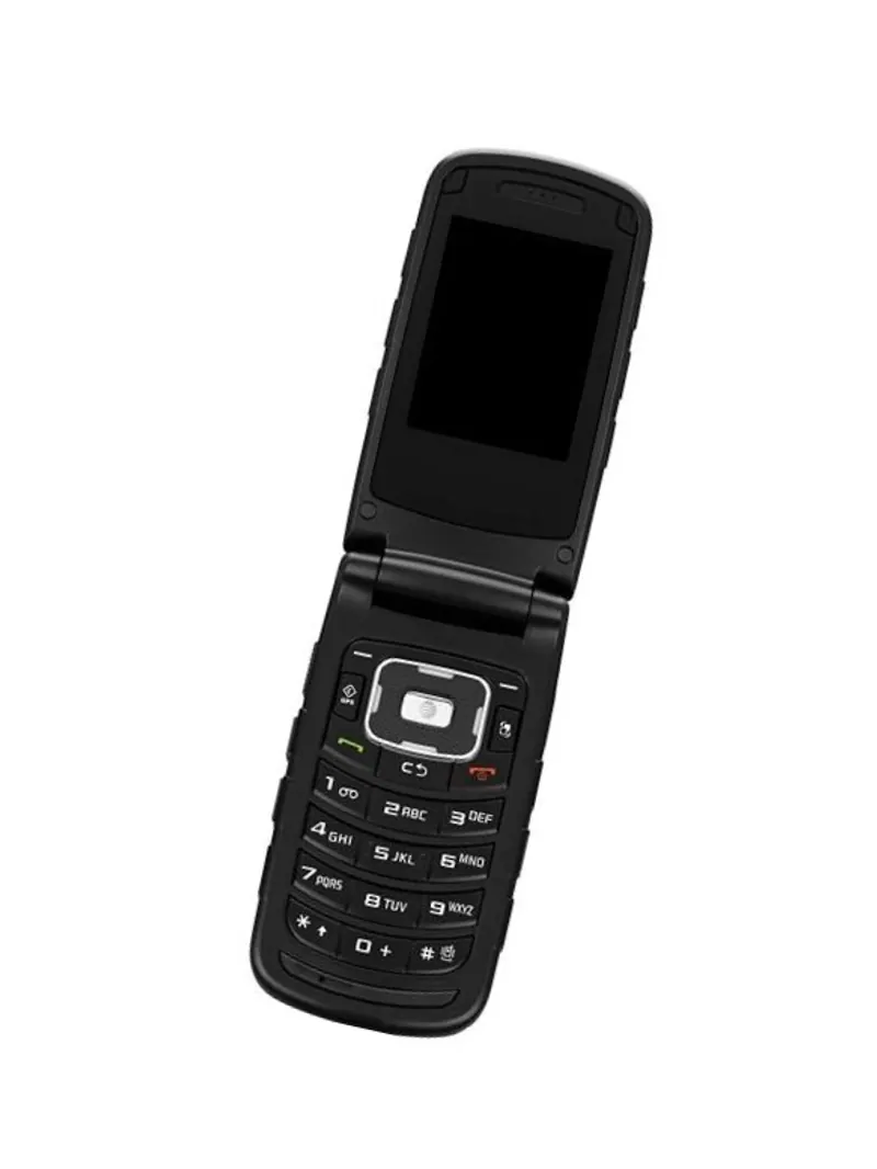 LCD Frame Middle Chassis for Samsung A847 Rugby II - Black — image 1