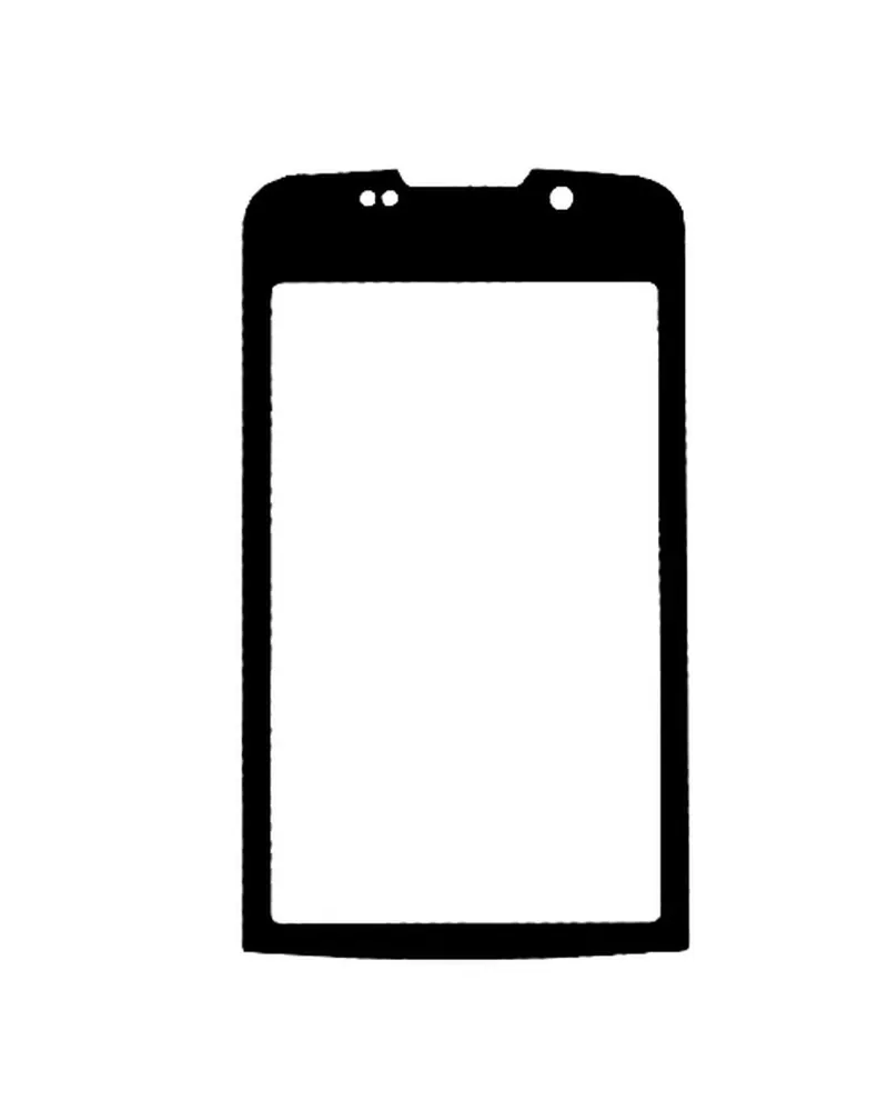Front Glass for Samsung B7610 OmniaPRO - Black — image 1