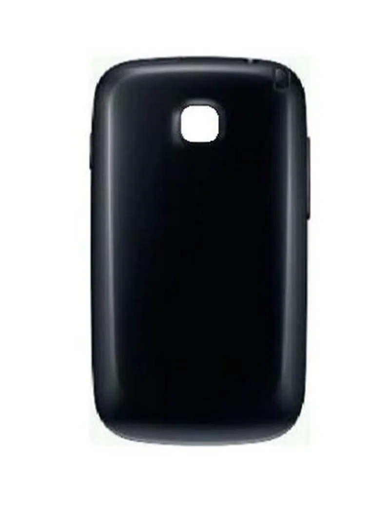 Back Panel Cover for Samsung Champ Neo Duos C3262 - Black — image 1