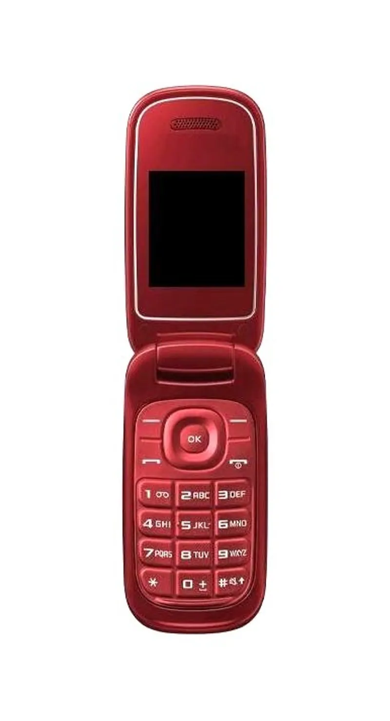 LCD Frame Middle Chassis for Samsung E1272 - Red — image 1