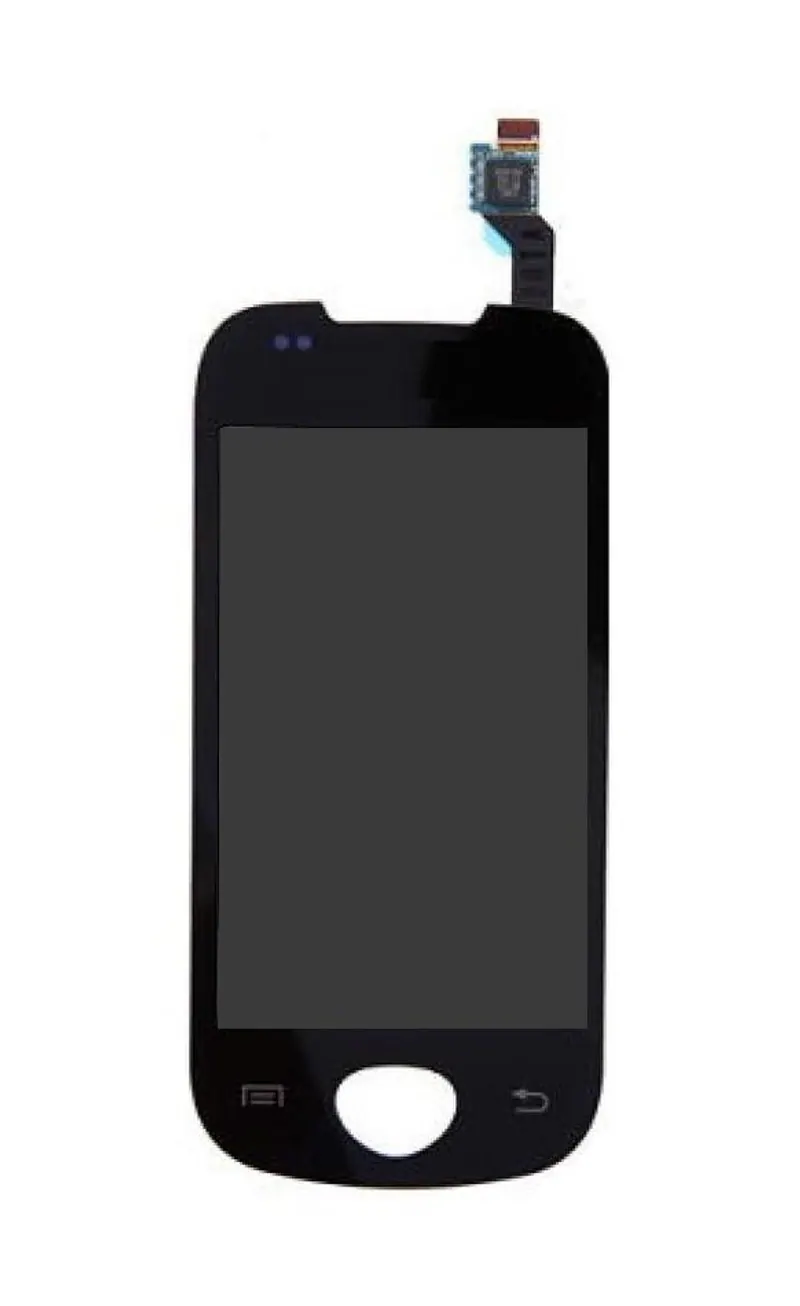 Display for Samsung I5801 Galaxy Apollo - Black (Combo Folder) — image 1