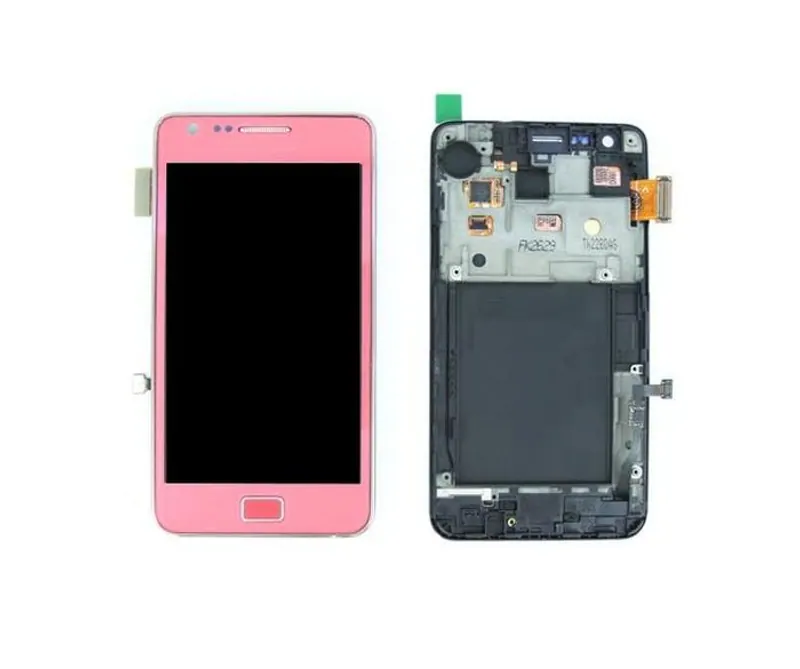 Display for Samsung I9100 Galaxy S II - Pink (Combo Folder) — image 1