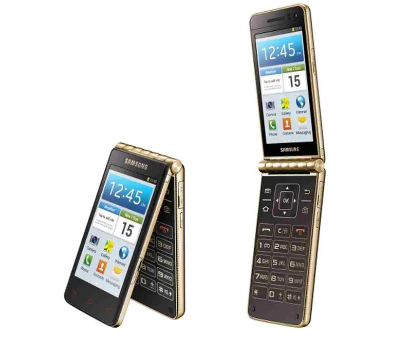 Display for Samsung I9230 Galaxy Golden - Gold (Combo Folder) — image 1