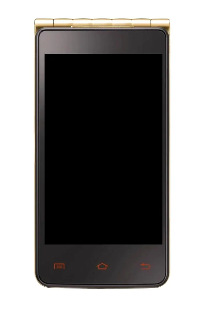 LCD Frame Middle Chassis for Samsung I9230 Galaxy Golden - Gold — image 1