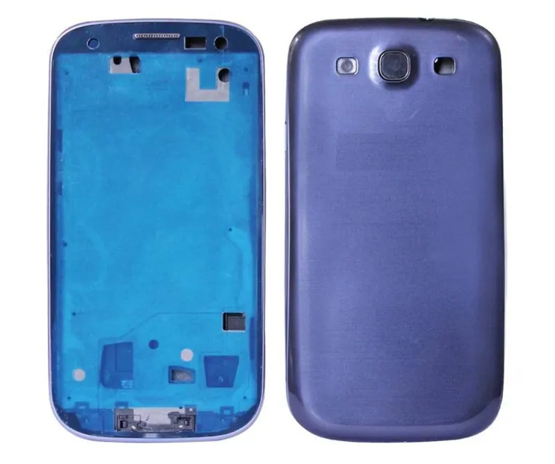 Full Body Housing for Samsung I9301I Galaxy S3 Neo - Blue — image 1