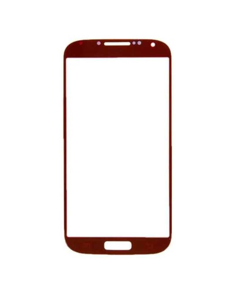 Front Glass for Samsung I9506 Galaxy S4 - Red — image 1