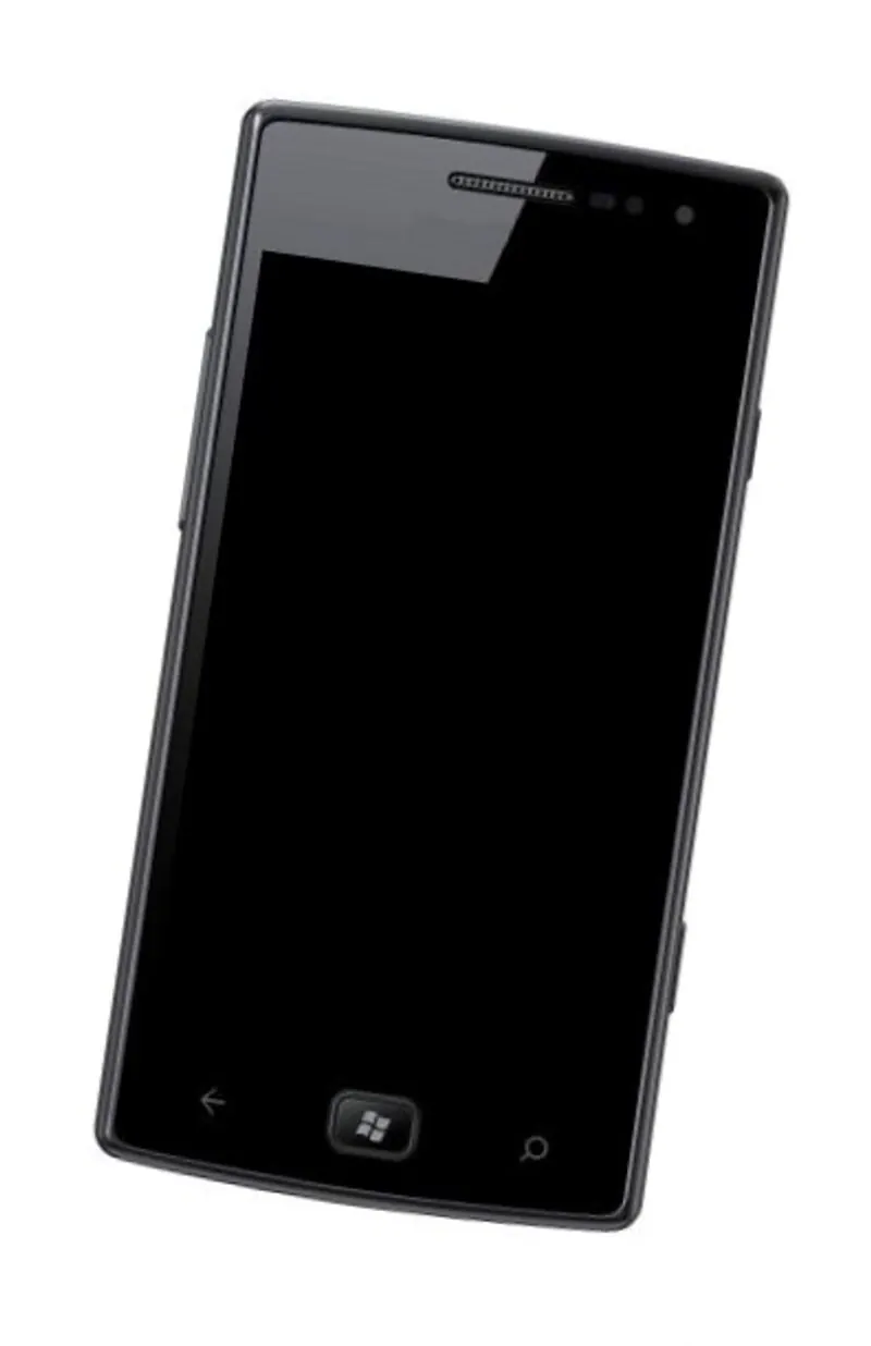 LCD Frame Middle Chassis for Samsung Omnia W I8350 - Black — image 1