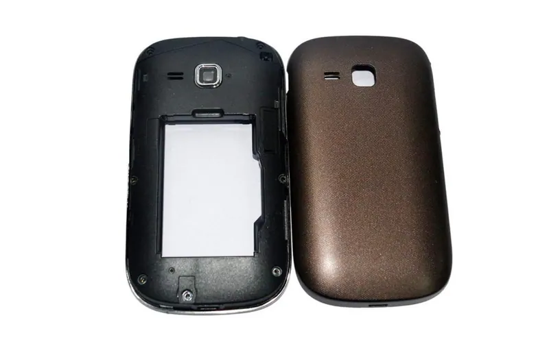 Full Body Housing for Samsung Rex 90 S5292 - Brown — image 1