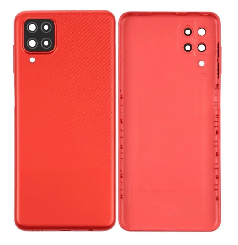 Back Panel Cover for Samsung Galaxy A12 - Red — image 1